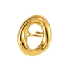 Women's Stainless Steel Fashion Geometric Exaggerated Pendant Collarbone Necklace Plated With Gold
