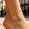 Women's Stainless Steel Fishtail Anklet With Zircon Seashell Pendant Oceaninspired Fashion Jewelry Wholesale