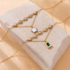 Women's Stainless Steel Flower Pendant Anklet With Retro Temperament And Fashion Style