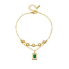 Women's Stainless Steel Flower Pendant Anklet With Retro Temperament And Fashion Style