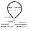 Women's Stainless Steel Geometric Animal Pendant Necklace With Pvd Vacuum Gold Plating And Lobster Clasp
