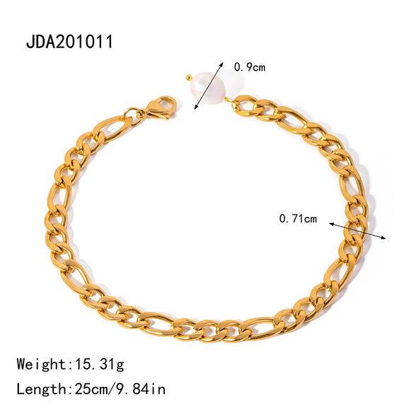 Women's Stainless Steel Geometric Anklet Jewelry
