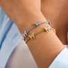 Women's Stainless Steel Geometric Butterfly Electroplated Bracelet Jewelry