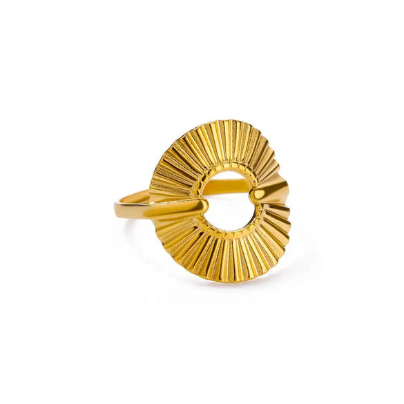 Women's Stainless Steel Geometric Butterfly Snakeshaped Opening Retro Popular Electroplated Ring