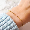Women's Stainless Steel Geometric Cross Bracelet With Electroplated Finish Fashion Simple Friendship Gift Jewelry