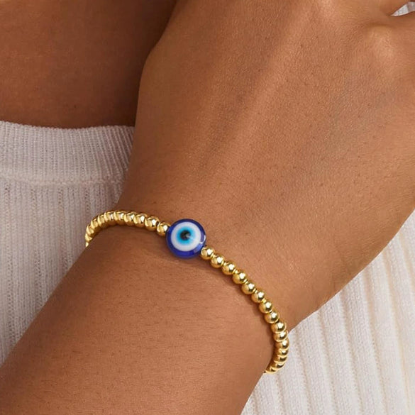 Women's Stainless Steel Geometric Cross Bracelet With Electroplated Finish Fashion Simple Friendship Gift Jewelry