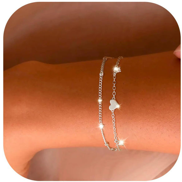 Women's Stainless Steel Geometric Cross Bracelet With Electroplated Finish Fashion Simple Friendship Gift Jewelry