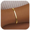 Women's Stainless Steel Geometric Cross Bracelet With Electroplated Finish Fashion Simple Friendship Gift Jewelry