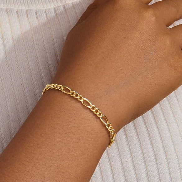 Women's Stainless Steel Geometric Cross Bracelet With Electroplated Finish Fashion Simple Friendship Gift Jewelry