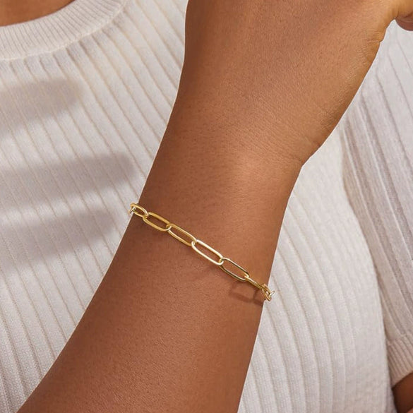 Women's Stainless Steel Geometric Cross Bracelet With Electroplated Finish Fashion Simple Friendship Gift Jewelry