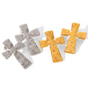 Women's Stainless Steel Geometric Cross Electroplated Light Luxury Vintage Earrings