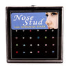 Women's Stainless Steel Geometric Diamondencrusted Nose Studs And Rings Body Piercing Jewelry