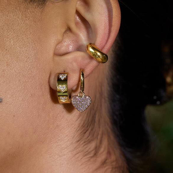 Women's Stainless Steel Geometric Earrings With Electroplating Light Luxury And Niche Design