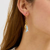 Women's Stainless Steel Geometric Electroplated Light Luxury Highend Marine Earrings