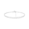 Women's Stainless Steel Geometric Evil Eye Anklet With Diamond Inlay Fashion Versatile Summer Jewelry