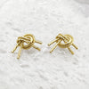 Women's Stainless Steel Geometric Fashion French Retro Light Luxury Electroplated Earrings