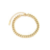 Women's Stainless Steel Geometric Gold Electroplated Chain Bracelet