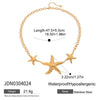 Women's Stainless Steel Geometric Marine Necklace With Electroplating Light Luxury And High End Design