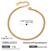 Women's Stainless Steel Geometric Open Bracelet Electroplated Light Luxury Jewelry