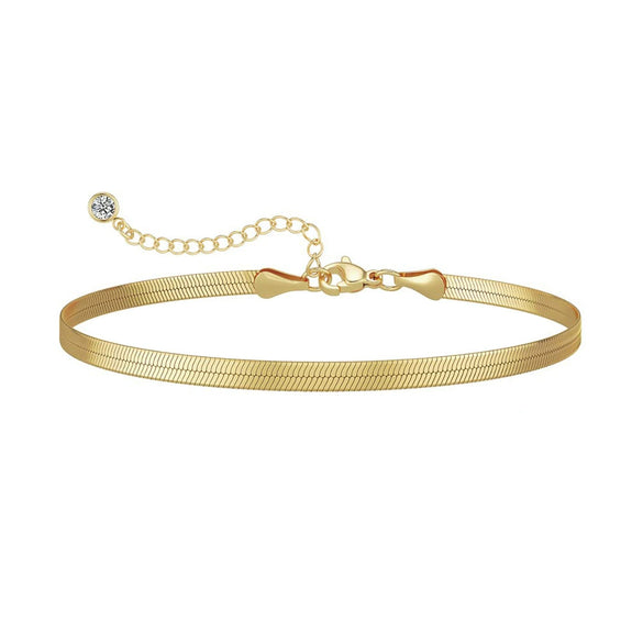 Women's Stainless Steel Geometric Paper Clip Twist Millet Bead Bracelet Set With Electroplated Fashion Design