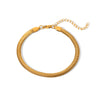 Women's Stainless Steel Geometric Snake Bone Chain Bracelet With Electroplating
