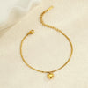 Women's Stainless Steel Geometric Style Electroplated Bracelet