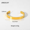 Women's Stainless Steel Geometric Style Electroplated Bracelet
