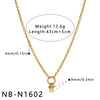 Women's Stainless Steel Geometric Sun Pendant Necklace With Zircon Rhinestone And Pearl Accents 18K Vacuum Plated Regular Chain