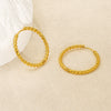 Women's Stainless Steel Geometric Twist Electroplated Earrings