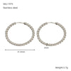 Women's Stainless Steel Geometric Twist Electroplated Earrings