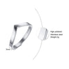 Women's Stainless Steel Geometric Vshaped Zircon Ring Jewelry With Diamond Design
