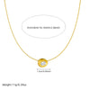 Women's Stainless Steel Goldplated Geometric Ingot Pendant Snake Bone Chain Necklace With Diamondencrusted And Electroplating Design
