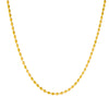 Women's Stainless Steel Goldplated Geometric Punk Clavicle Necklace With Ball Chain