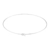 Women's Stainless Steel Handmade Simple Geometric Pattern Round Collar Necklace With Regular Chain