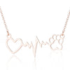 Women's Stainless Steel Heart Pendant Necklace With Electroplated Finish And Ochain Fashion Jewelry