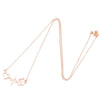 Women's Stainless Steel Heart Pendant Necklace With Electroplated Finish And Ochain Fashion Jewelry