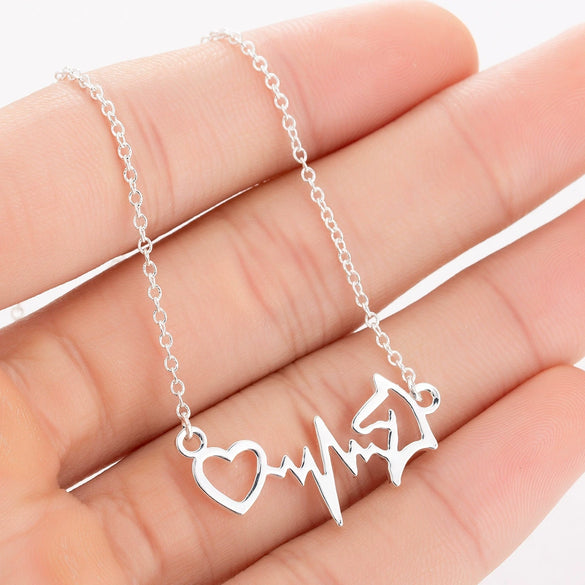 Women's Stainless Steel Heart Pendant Necklace With Electroplated Finish And Ochain Fashion Jewelry