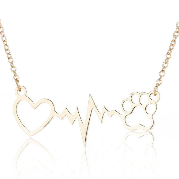 Women's Stainless Steel Heart Pendant Necklace With Electroplated Finish And Ochain Fashion Jewelry