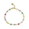 Women's Stainless Steel Heart Shape Fashion Sweet Bracelet With Electroplating