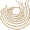 Women's Stainless Steel Heart Shell Geometric Necklace And Bracelet Set With 18K Vacuum Plated Regular Chain