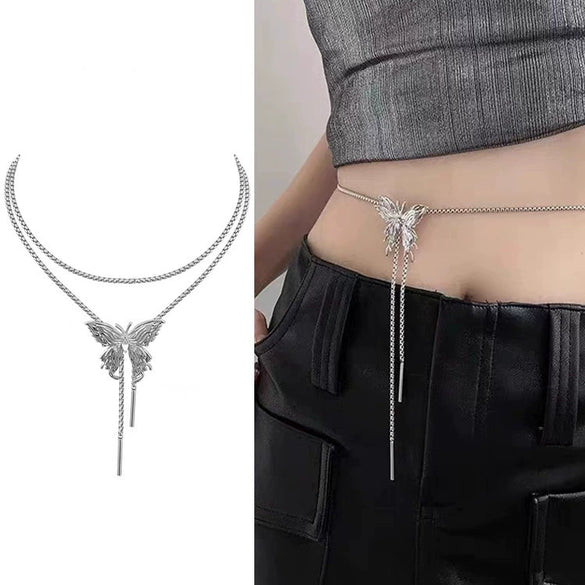 Women's Stainless Steel Hiphop Style Dualuse Fragrance Waist Chain
