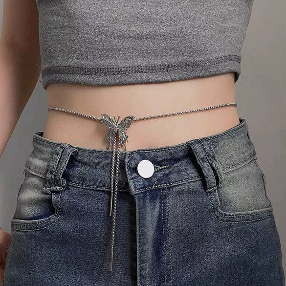 Women's Stainless Steel Hiphop Style Dualuse Fragrance Waist Chain