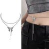Women's Stainless Steel Hiphop Style Metal Waist Chain Fragrance Dualuse Accessories