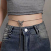 Women's Stainless Steel Hiphop Style Metal Waist Chain Fragrance Dualuse Accessories
