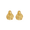 Women's Stainless Steel Jellyfish And Fish Tail Earrings Vacation Style Animal Shape Stamped Light Luxury Versatile Fashion Earrings