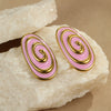 Women's Stainless Steel 18K Electroplated Ushaped Fashion Jewelry Earrings And Ring
