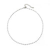 Women's Stainless Steel Minimalist Geometric Dripping Oil Fashion Necklace