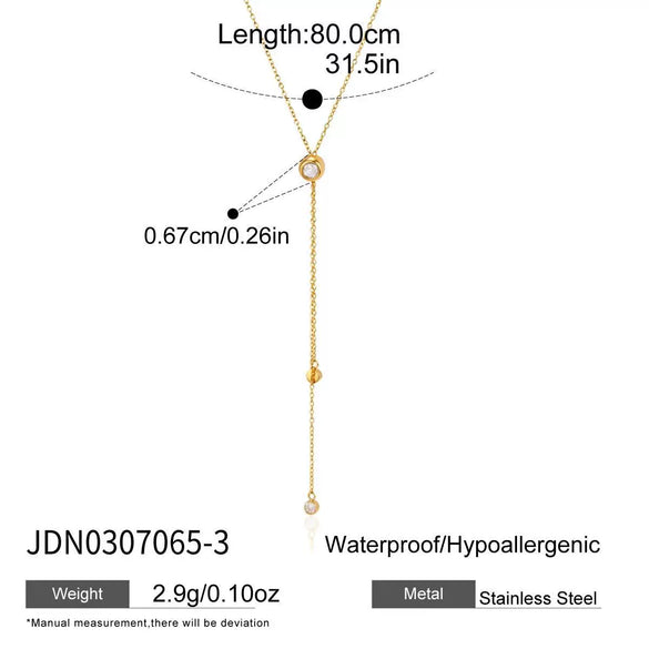 Women's Stainless Steel Necklace And Bracelet Set With Full Diamond Wave Design And Geometric Plated Jewelry
