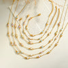 Women's Stainless Steel Necklace And Bracelet Set With Geometric Crab Heart Pattern And Oil Drip Electroplated Finish