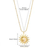 Women's Stainless Steel Oil Drop Bamboo Chain Necklace Highend Light Luxury Nonfading Niche Versatile And Trendy